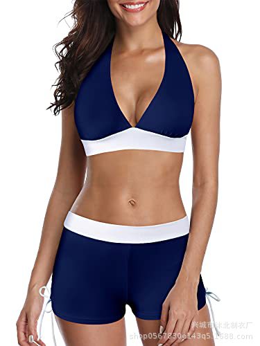 Set de Bikini Deportivo con Tirantes Set de 2 Piezas de Nylon Push-Up con Almohadilla sin Aros para Natación image 9