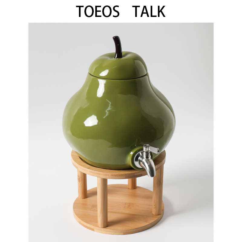 Cold Water Jug with Faucet, Cute Pear-Shaped Water Set, Large Capacity, High Temperature Resistant, Cola Bucket, Household Cold Water Jug Cold Water Jug with Faucet, Cute Pear-Shaped Water Set, Large Capacity, High Temperature Resistant, Cola Bucket, Household Cold Water Jug