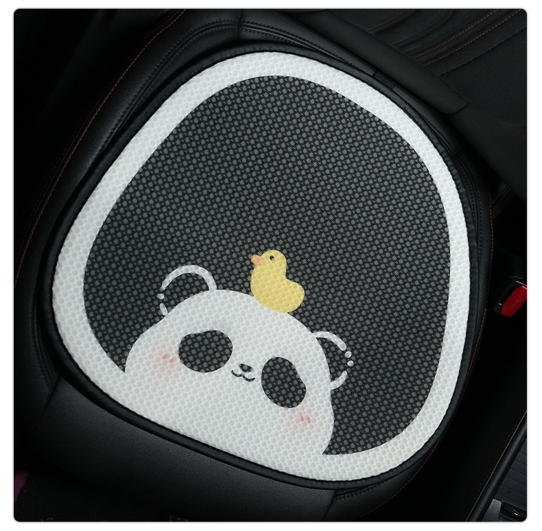 Blue Rain Original Honeycomb Panda Car Seat Cushion Four Seasons Universal Car Seat Cushion Advanced Sense Car Seat Cover