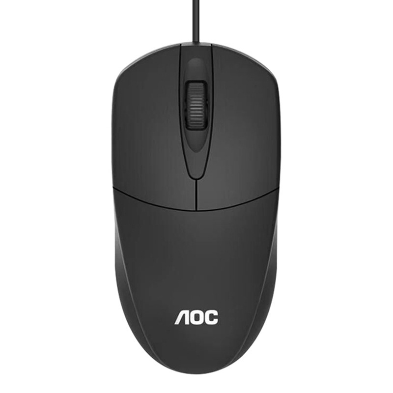 スポット卸売AOC MS121マウスusb有線オフィスノートpcデスクトップマウスビジネス家庭用パソコン|undefined