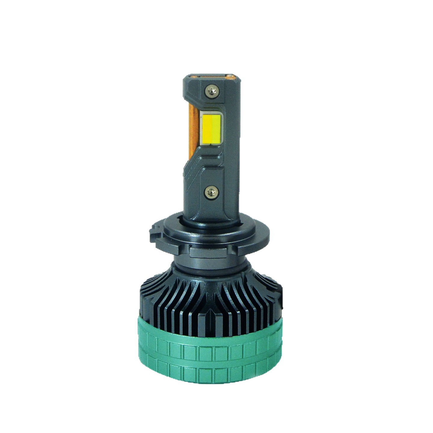 Faros LED de coche de control remoto inteligente de tres colores de tubo de cobre transfronterizo H7H4H1190059012 faros de coche con flash