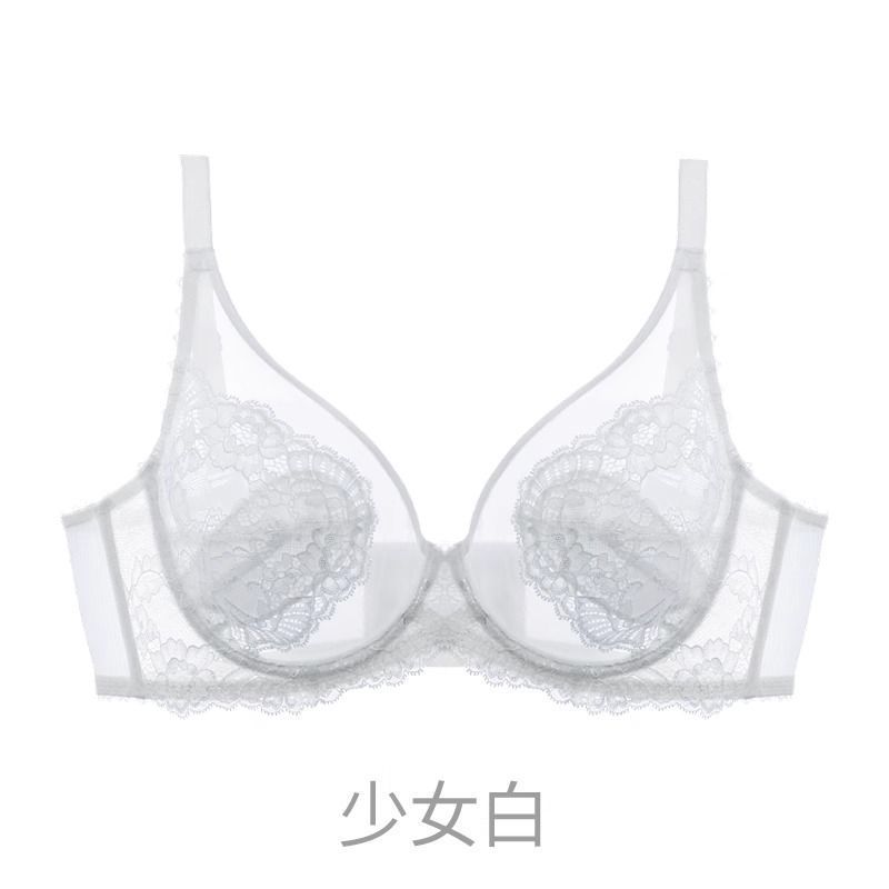 レースのブラジャー、大きな胸を小さく見せる、フルカップ、脇の肉を寄せ集め、垂れ防止ブラセット、脇の肉を寄せ集め|undefined