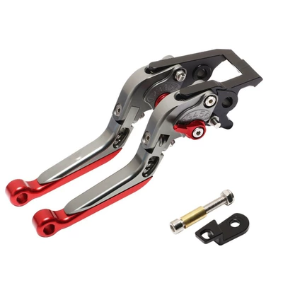 Motorcycle Handle Cover — brake handle scooter Nmax155 - titanium-red