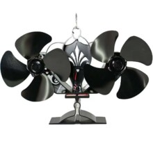 XF479新款双头皇冠跨境货源热动力风扇 无需电源自启动厂家直销