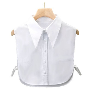 Cotton shirt collar fake collar women's all-match fake collar with sweater autumn and winter fake shirt multi-functional decorative collar large pointed collar