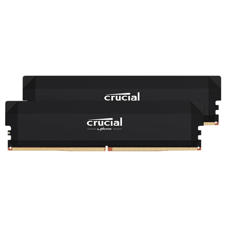 DDR5 Crucial 6000 Pro память, 32 ГБ (16 ГБ ×2), Micron DRAM, оптимизирована по задержкам