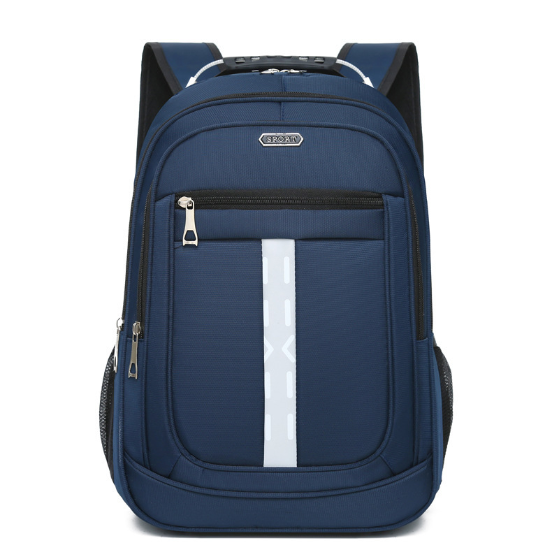 Wholesale New Backpack Men's Casual Simple Junior High School College Student Bag Business Large Capacity Travel Backpack