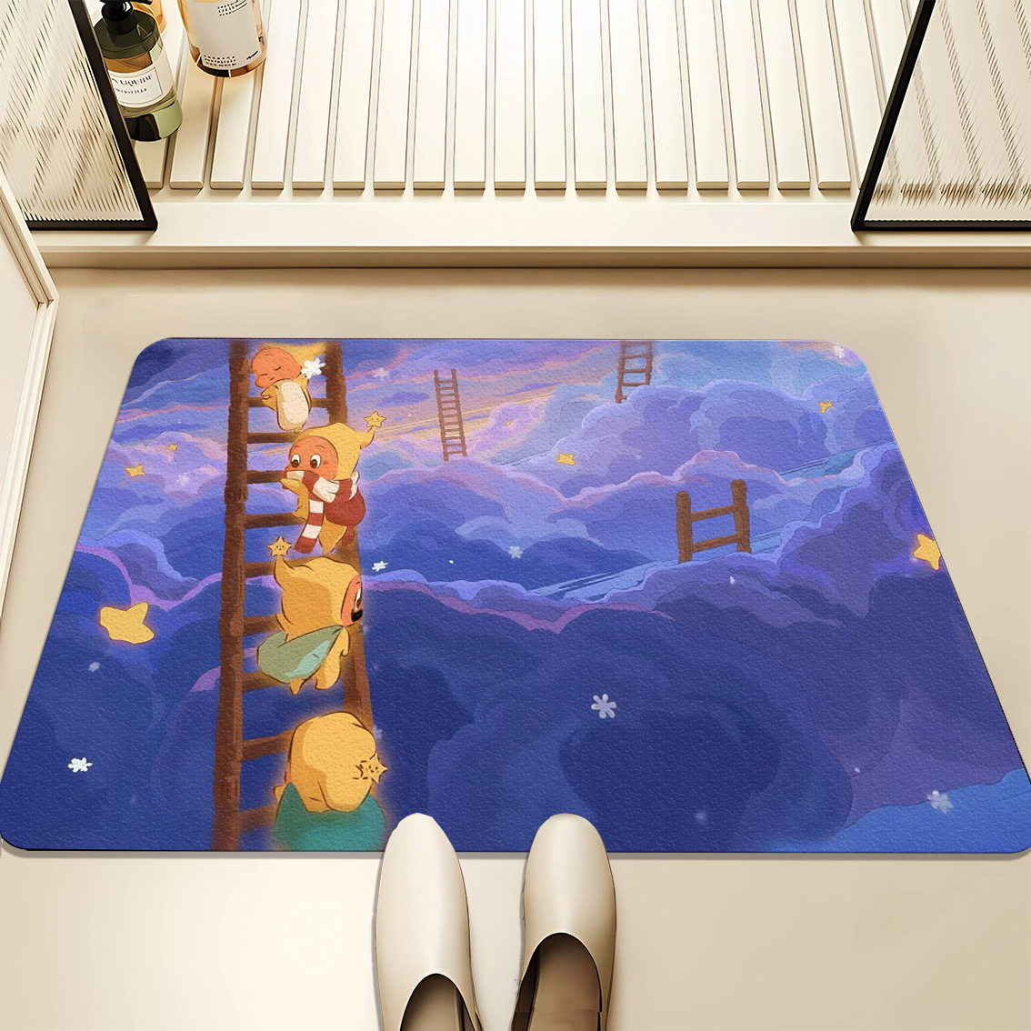 별이 사다리를 오르는 모습