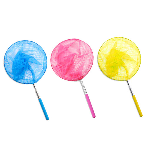 Summer outdoor fishing net bag for catching dragonflies and butterflies, children's fishing net, retractable rod fisherman, water toy