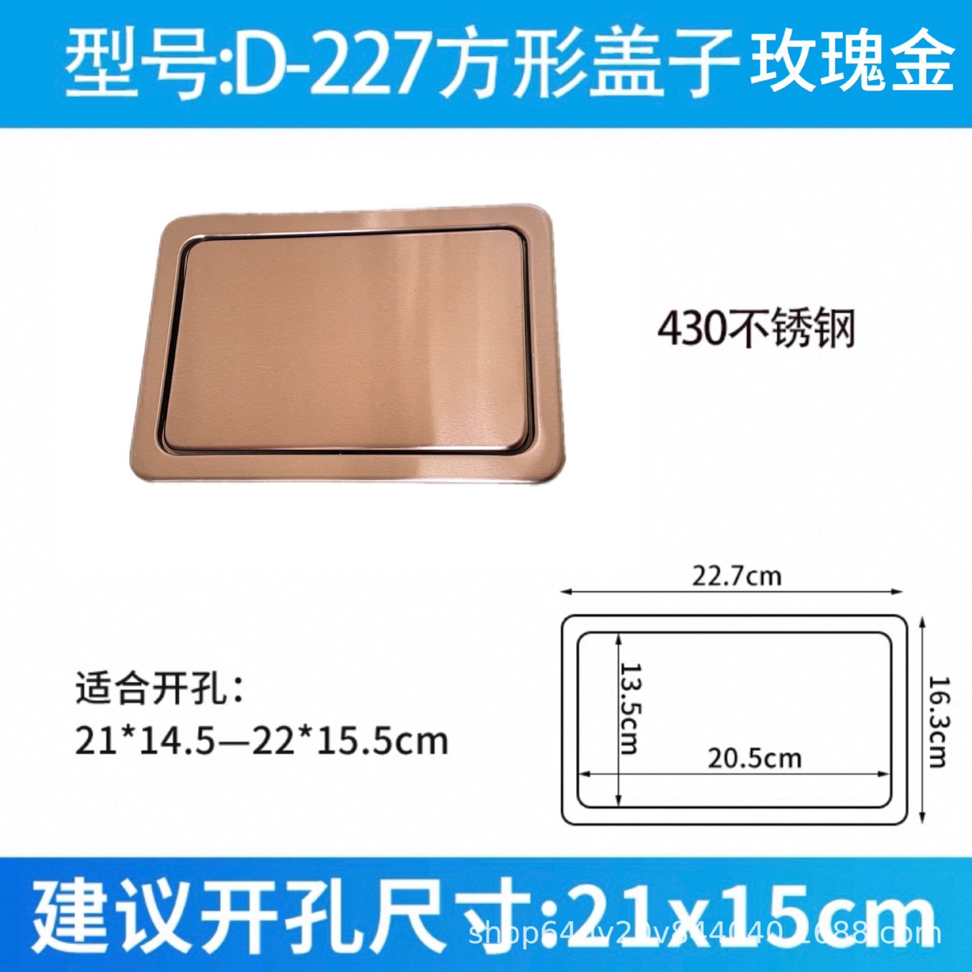Encimera cubierta de bote de basura empotrada cubierta de escritorio de acero inoxidable 304 centro comercial hotel baño almacenamiento cuadrado redondo