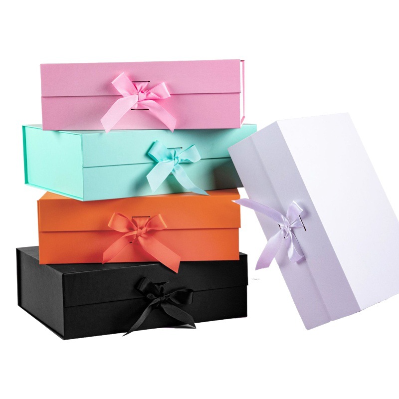 En stock grande plegable integrado moda cumpleaños regalo caja de regalo caja vacía Flip ropa Comercio exterior caja de embalaje