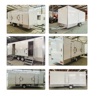 Outdoor Mobile Toilet Shower Room Mobile Toilet Microbial Degradation Ecological Environmental Protection Public Toilet Trailer Toilet