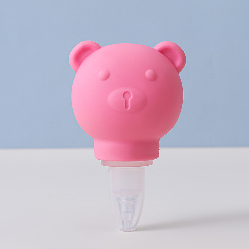 Aspirador Nasal Manual para Bebé de Silicona y PP para Limpieza Nasal