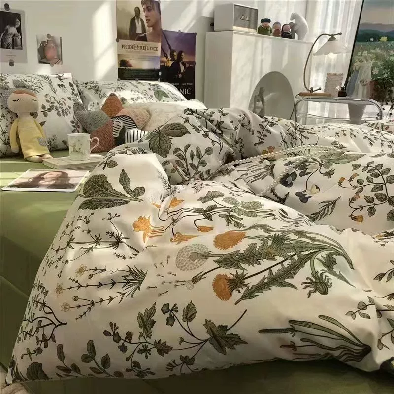 Duvet Cover Bedding Set, Thickened Microfiber, Kids 3–4 pcs, Multiple Sizes (1.2–2.2 m)