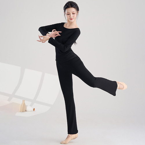 New Modal Loose Dance Wide Leg Pants Practice Clothes Women's Art Exam Body Clothing Chinese Classical Modern Dance Clothing