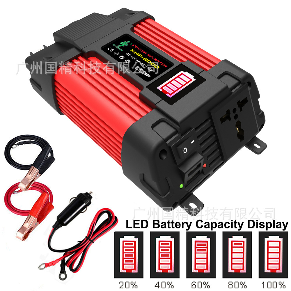 跨境工廠一件代發(fā)車載家用逆變器inverter 300W 500W 4000W 6000W