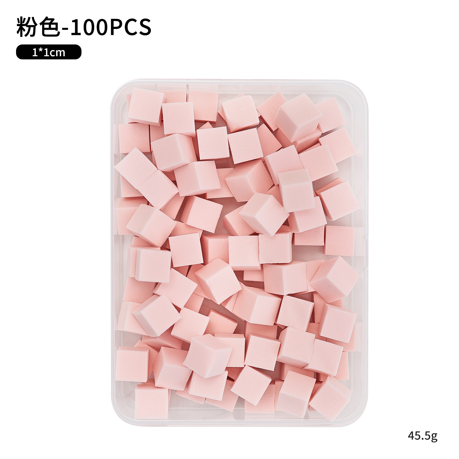 Nuevo mini manicura tofu bloque Pat gradiente de algodón floreciente rubor uñas antiadherente mano multi-Cara esponja HERRAMIENTA DE MANICURA