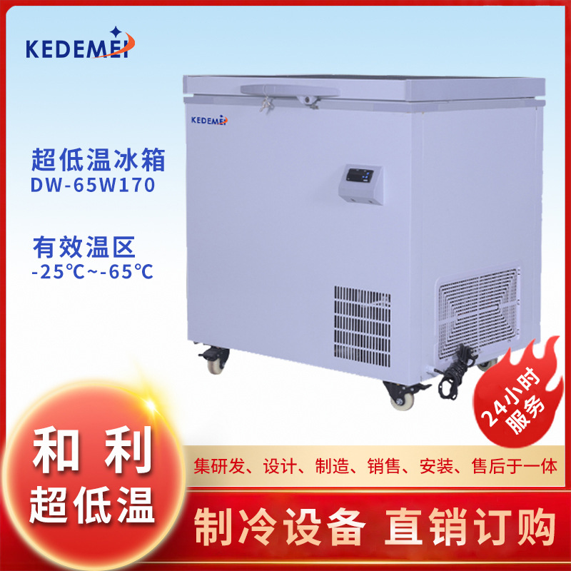 和利-65℃容积170L厂家直销水产商用超低温冰箱速冻金枪鱼海鲜