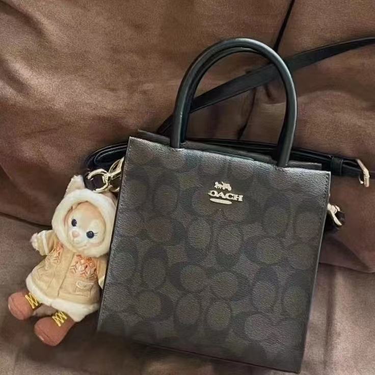 High Version Cally17 Mini Music Score Bag with Old Flower Full Print Satchel Cross-Body Bag Fashionable Versatile Tote Bag for Women