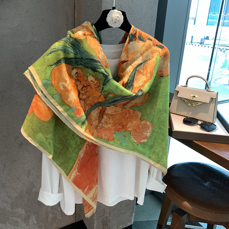 Green universal scarf