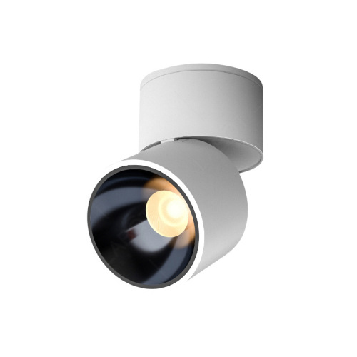 LED surface-mounted spotlights, adjustable angle, folding, anti-glare, high CRI, entrance, aisle, restaurant ceiling lights, track lights