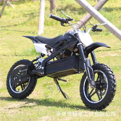 Cross-border small electric off-road motorcycle 24V battery car Children's electric toy car Mountain off-road vehicle (Elektrikli motosikletlər) - black-24v300w-motor-24v12a-lead-acid-battery-7-inch-wheel