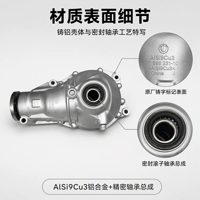 Differential assembly E70 X6 E71 xDrive