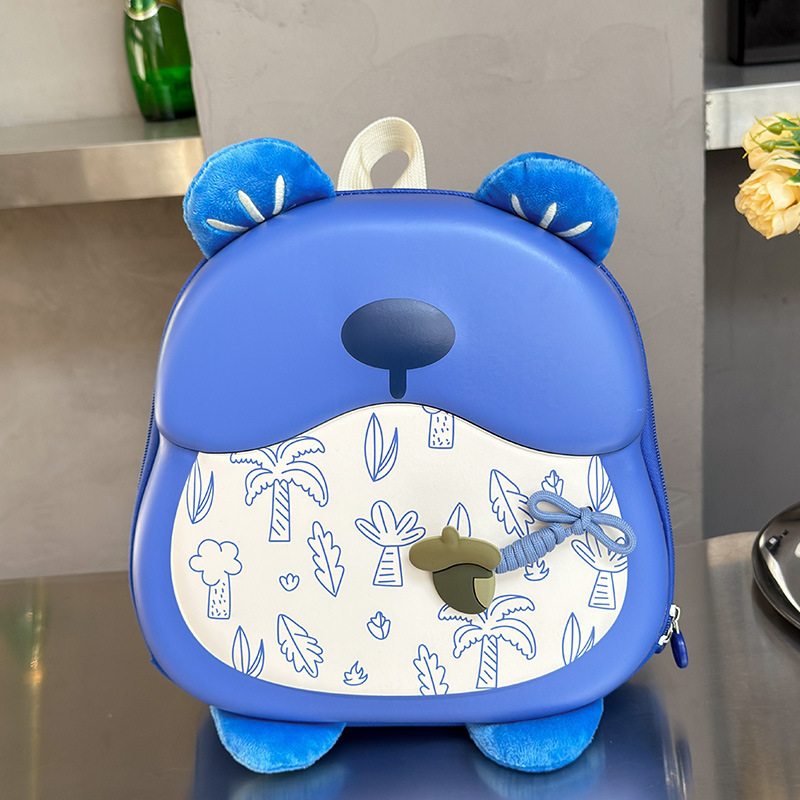 Sound Bear Kindergarten Mochila Mochila Dibujos animados Cute de gran capacidad Protector de columna Reducción de carga Mochila para niños Mochila Fabricante