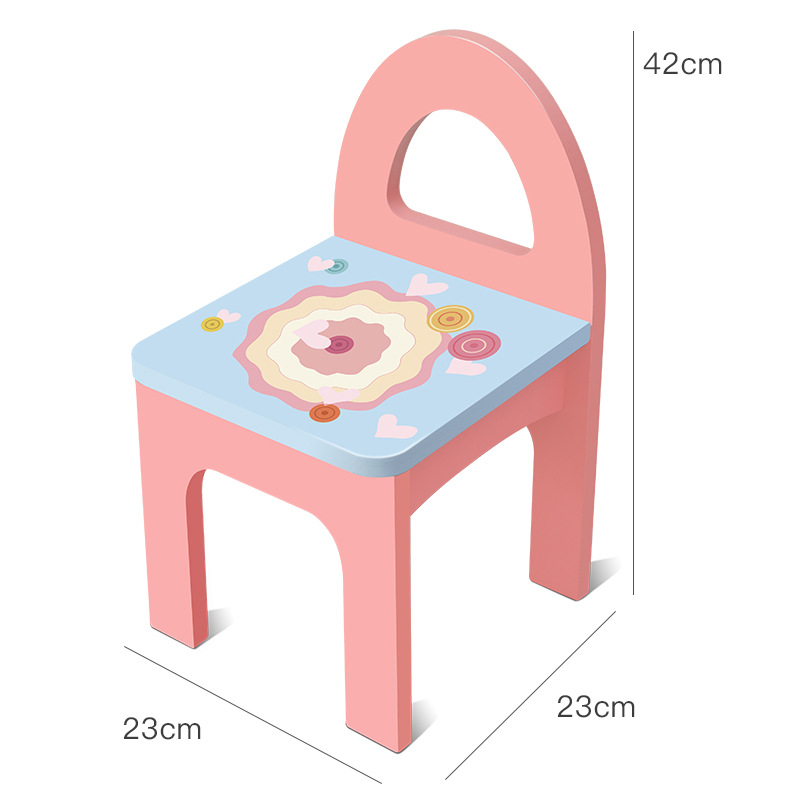 Tocador de simulación para niños, mesa de maquillaje de princesa, caja de joyería, juguetes de madera, juego de regalos de cumpleaños para niñas, casa de juegos