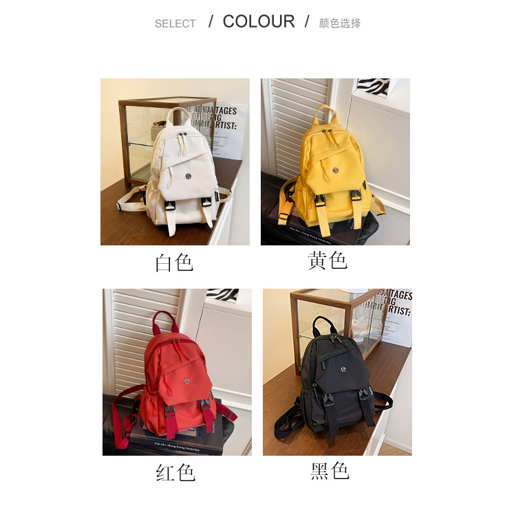 Large-capacity backpack 2025 new style casual Korean-style schoolbag, niche women's travel bag, class commuting bag Specification drawing