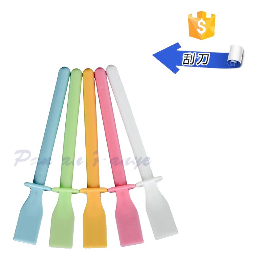 Фабрика прямых продаж пластиковый нож для палитры ультра-жесткая масляная живопись небольшой скребок ручной работы diy кожа эластичная пленочная палка