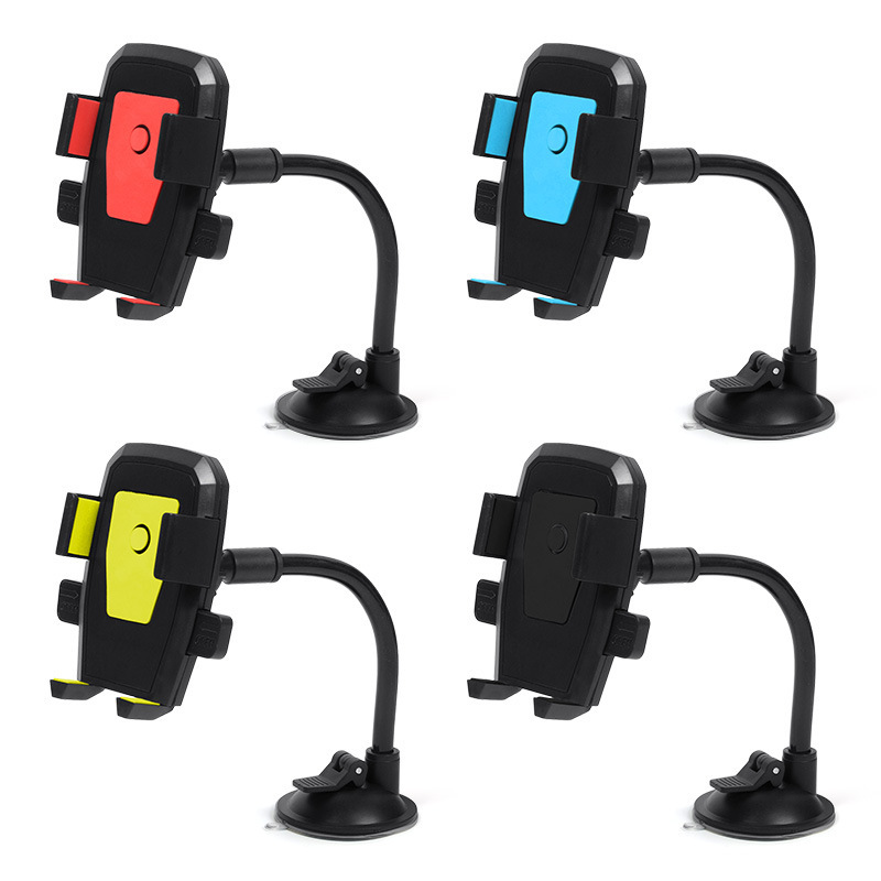 Wholesale Car Windshield Hose Automatic Locking Car Mobile Phone Holder 360 ° Rotating Suction Cup Hose Holder