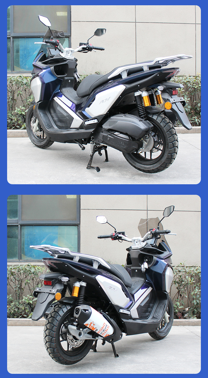 Jilang Bullfighter Two-Wheeled Motorcycle 180Cc Adult Men's and Women's Pedal Climbing Scooter Wholesale 150Cc