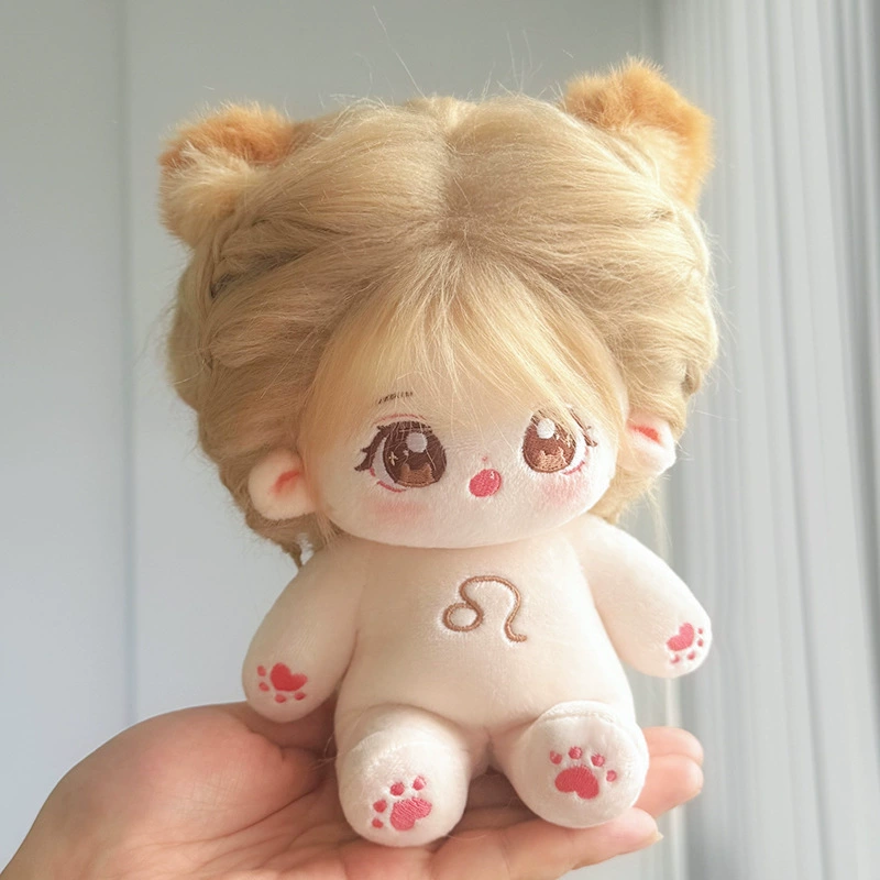 Хлопковая зодиака кукла, 20 см мягкая кукла для нарядов, 12 знаков, выбор скелета