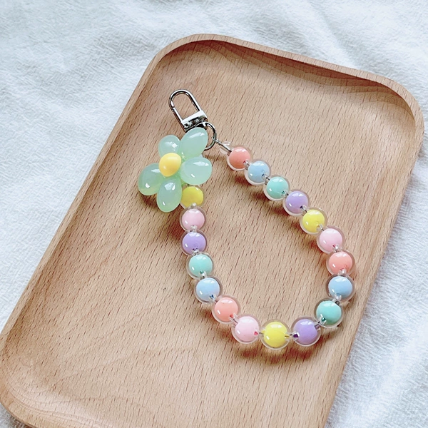 Green Flower+Color Bead Chain+Sneeper