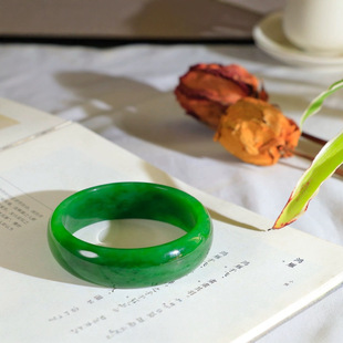 Jin Yutang Xinjiang Hetian Jade Boutique Jasper Bracelet Jade Warm and Runninglush Years Received in Wrist