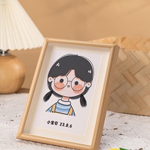 宝宝胎发相框新生婴儿胎毛保存纪念品diy自制创意摆件批发高端相