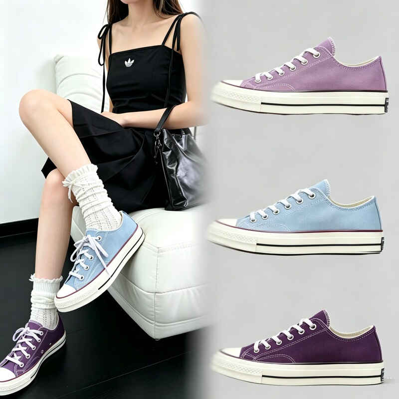 Blogger Recommended Chuck70 Series Canvas Shoes, Classic Double-Wrap Vulcanized Pointed Toe Classic 1970S Canvas Shoes Blogger Recommended Chuck70 Series Canvas Shoes, Classic Double-Wrap Vulcanized Pointed Toe Classic 1970S Canvas Shoes