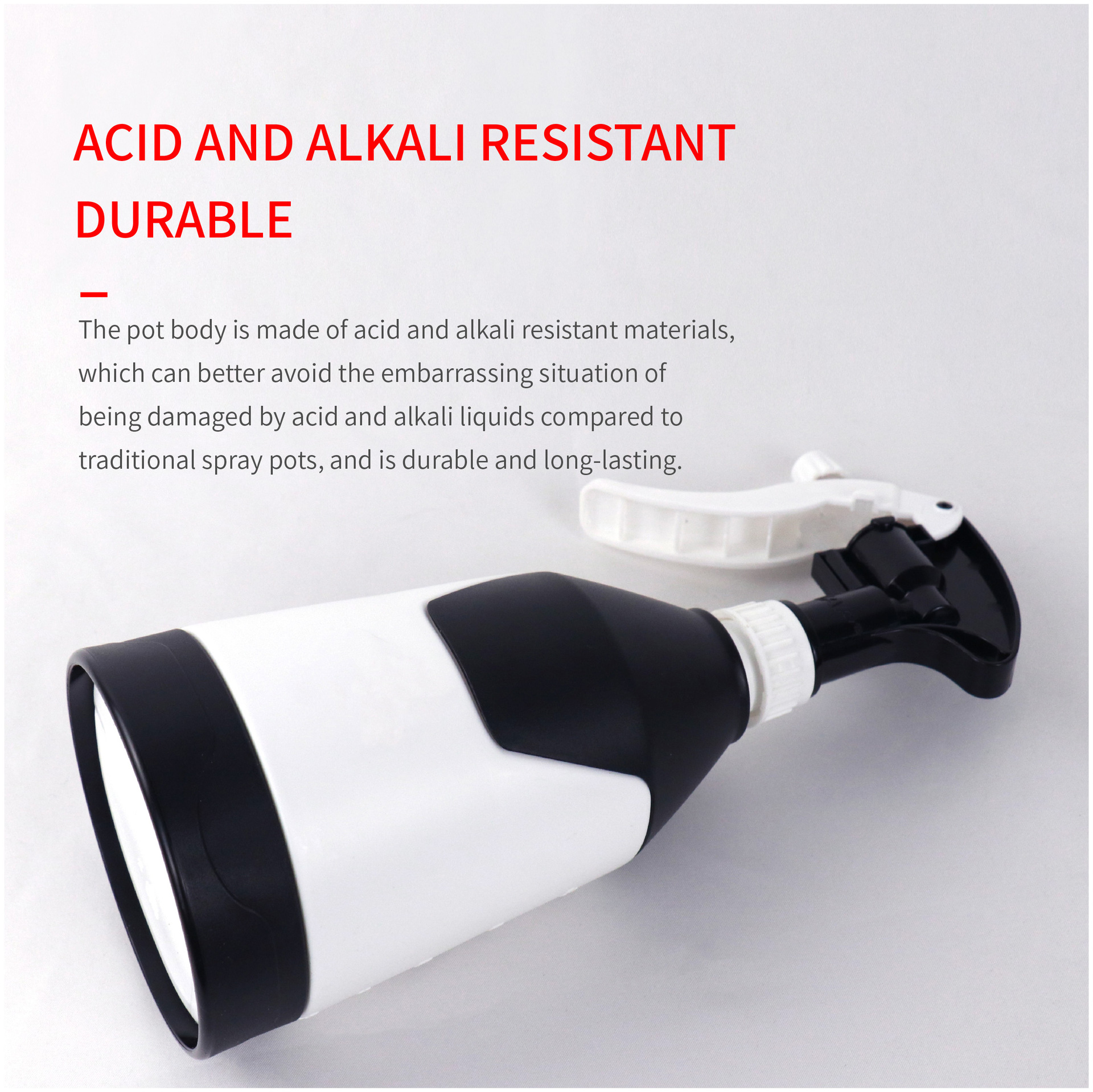 New Cross-Border Plastic Acid-Alkali Resistant Nozzle Car Wash Machine Spray Bottle Car Interior Cleaning Tool