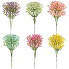 Simulated flowers, baby's breath, bouquets, wedding arrangements, decorations, fake flowers, home flower arrangements, simulated green plants wholesale