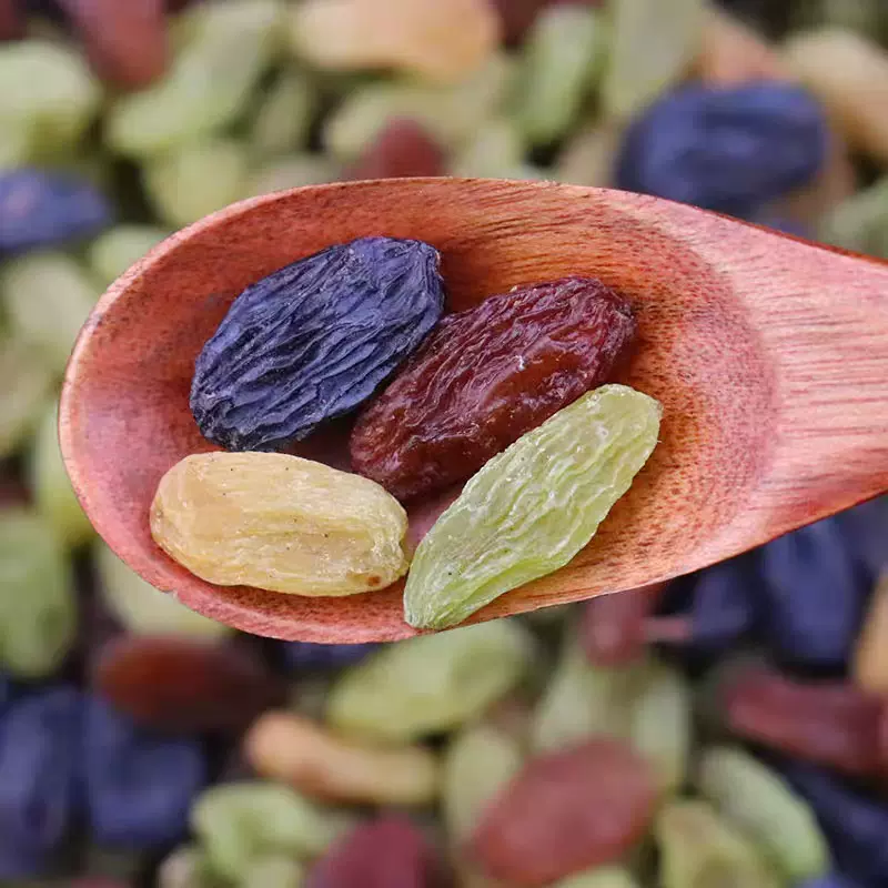 代发新疆葡萄干吐鲁番优质新货非特级超大颗粒黑提子干四色葡萄干