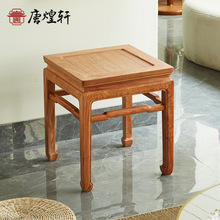 红木杌凳明式家用换鞋凳缅甸花梨凳子中式四方梳妆凳小方凳