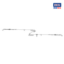 定制 E-ORLL屋面生命线防坠系统适用各类材质屋面