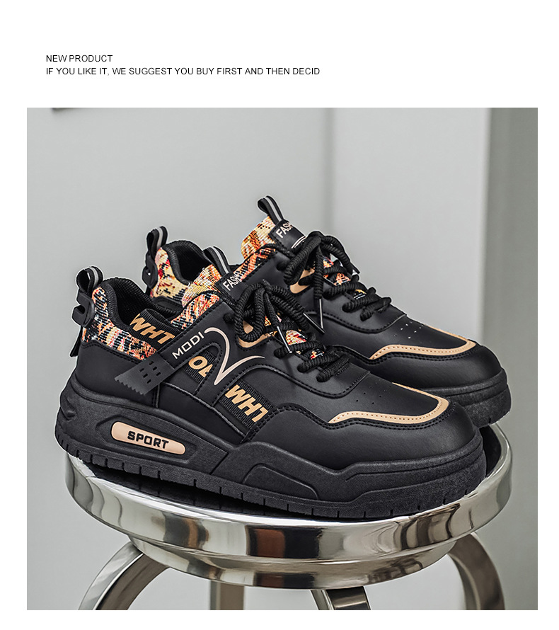 Men's Shoes 2026 New Spring Internet Celebrity Explosion Versatile Leather Casual Board Shoes Student Height Sports Trendy Shoes Men_vogvips.com