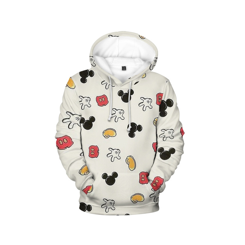 Cross-border foreign trade autumn and winter Minnie Mickey printed sweater men's and women's hoodie children's sweater same style
