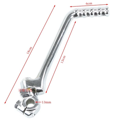 Off-Road Motorcycle 13mm 16mm Suitable for Zongshen Lifan Huayang 110-160Cc Kick Start Lever Ignition Rod (Motorcycle engine and accessories) - starting-lever-installation-inner-diameter-13mm