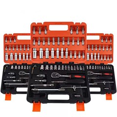 53点セット工具1/4小飛接棒ラチェット快速レンチソケット自動車修理セット工具箱