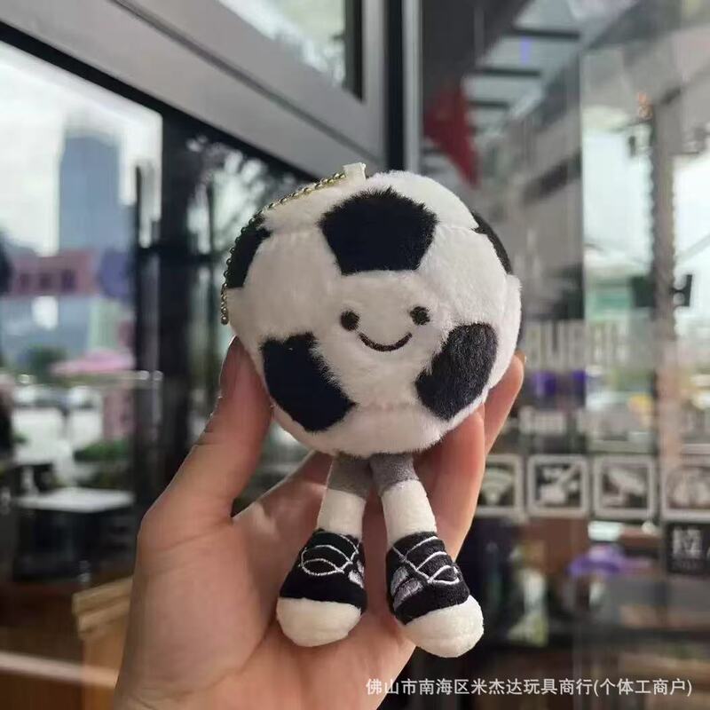 现货卡通趣味运动会球类网球排球足球篮球冰球挂件毛绒玩偶礼品|undefined