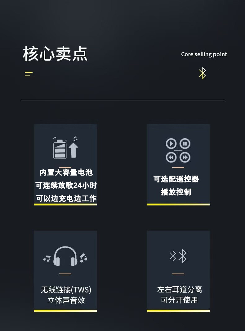 Cross-Border 2026 New Model Wireless Helmet Bluetooth Headset with Ultra-Long Battery Life, for Calls, Music, Navigation, Noise Reduction, Invisible Design, and Waterproof