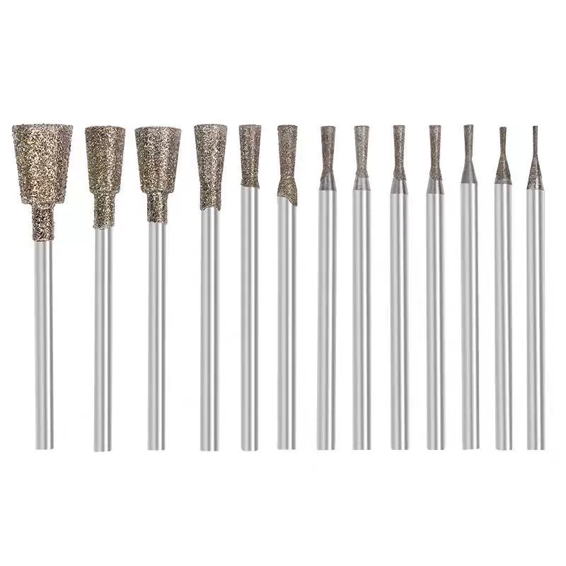 C7 алмазная шлифовальная головка нефрит мрамор резьба шлифовальная игла камень надгробие гравировальный инструмент агат нефрит резьба K5